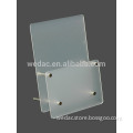 brief and fashion design frosted white acrylic pamphlet stand